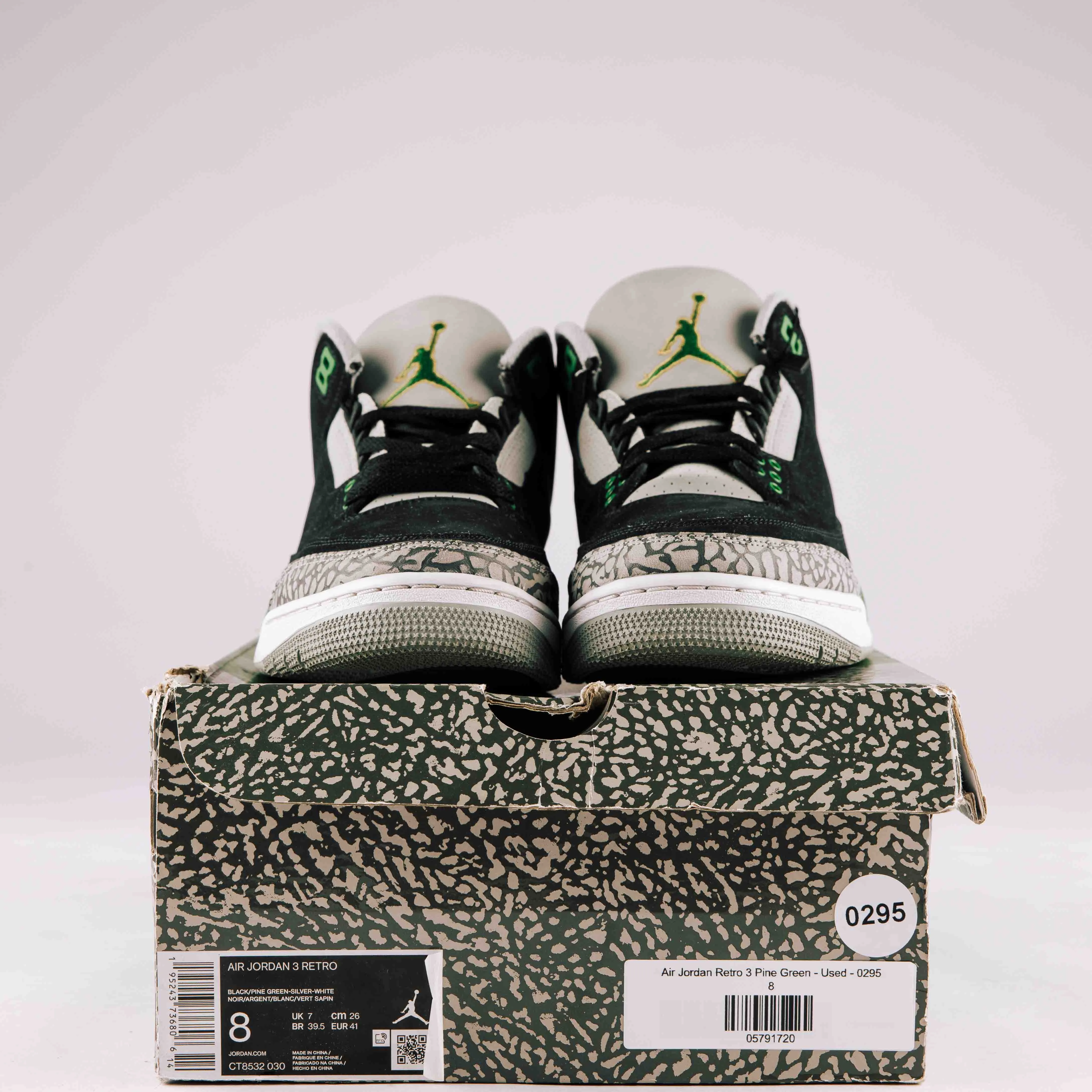 Air Jordan Retro 3 Pine Green - Used - 0295