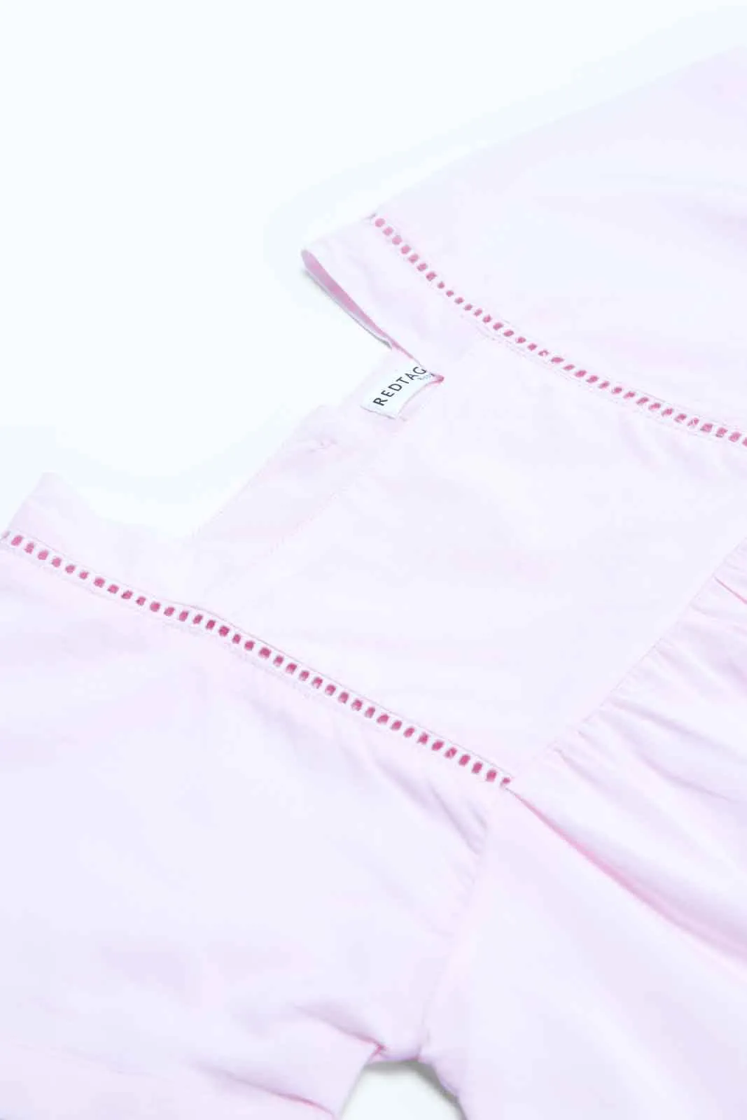 Baby Girls Pink Embroidered Blouse