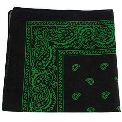 Bandana Paisley Head Wrap 100% Cotton Neck Scarf Bandanna