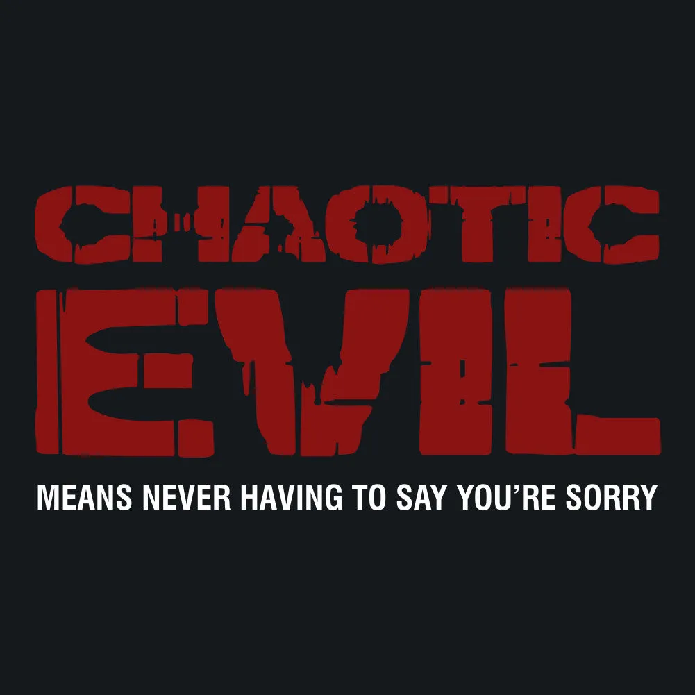 Chaotic Evil Alignment Unisex T-Shirt