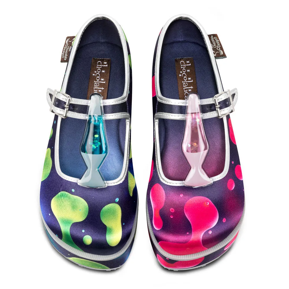 Chocolaticas® Lava Lamp Women's Mary Jane Platform