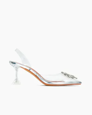 (Clean Up - US 7) Transparent Pvc High Heel Fashion Sandals