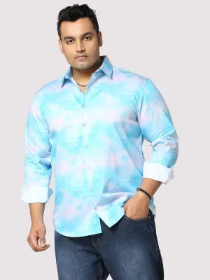 Cloud Print Sky Digital Printed Full Sleeve Men's Plus Size