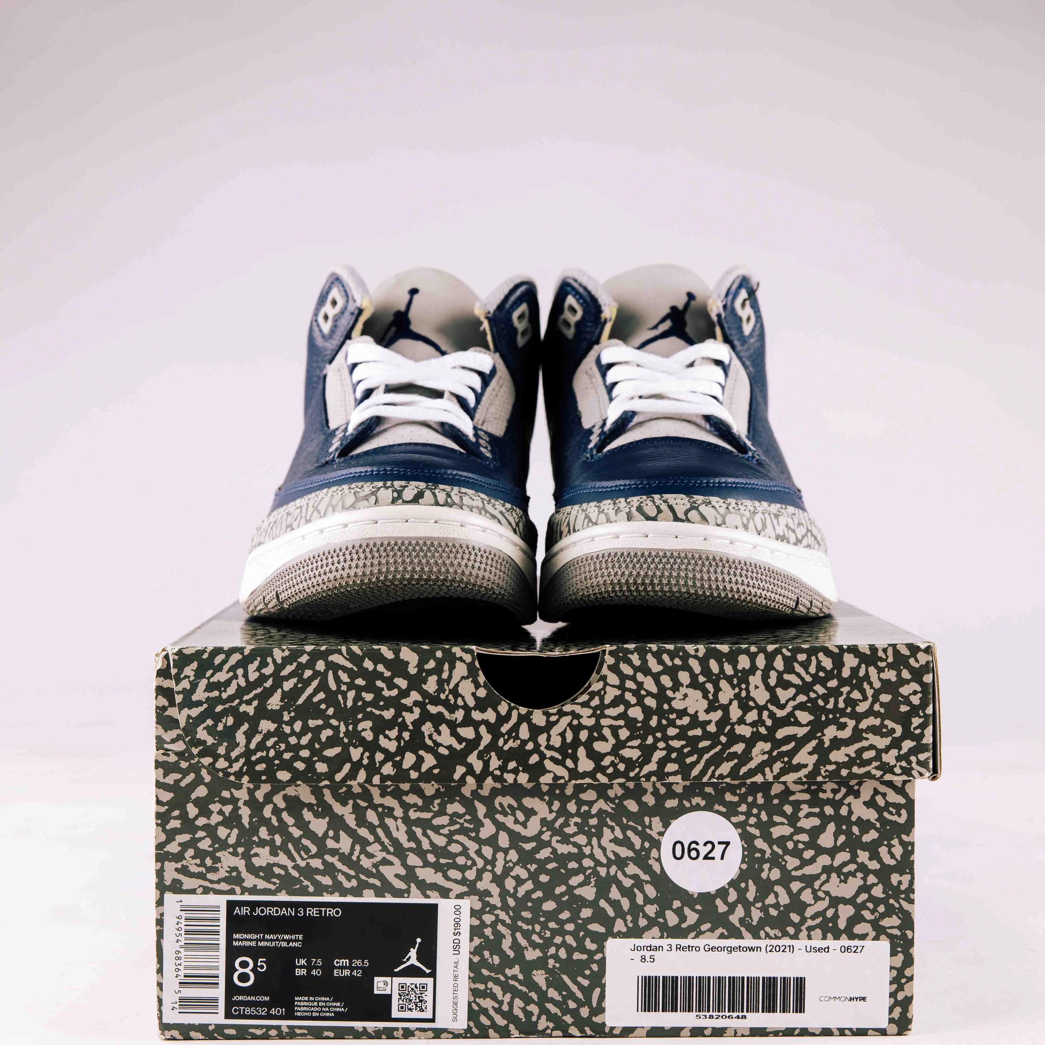 Jordan 3 Retro Georgetown (2021) - Used - 0627