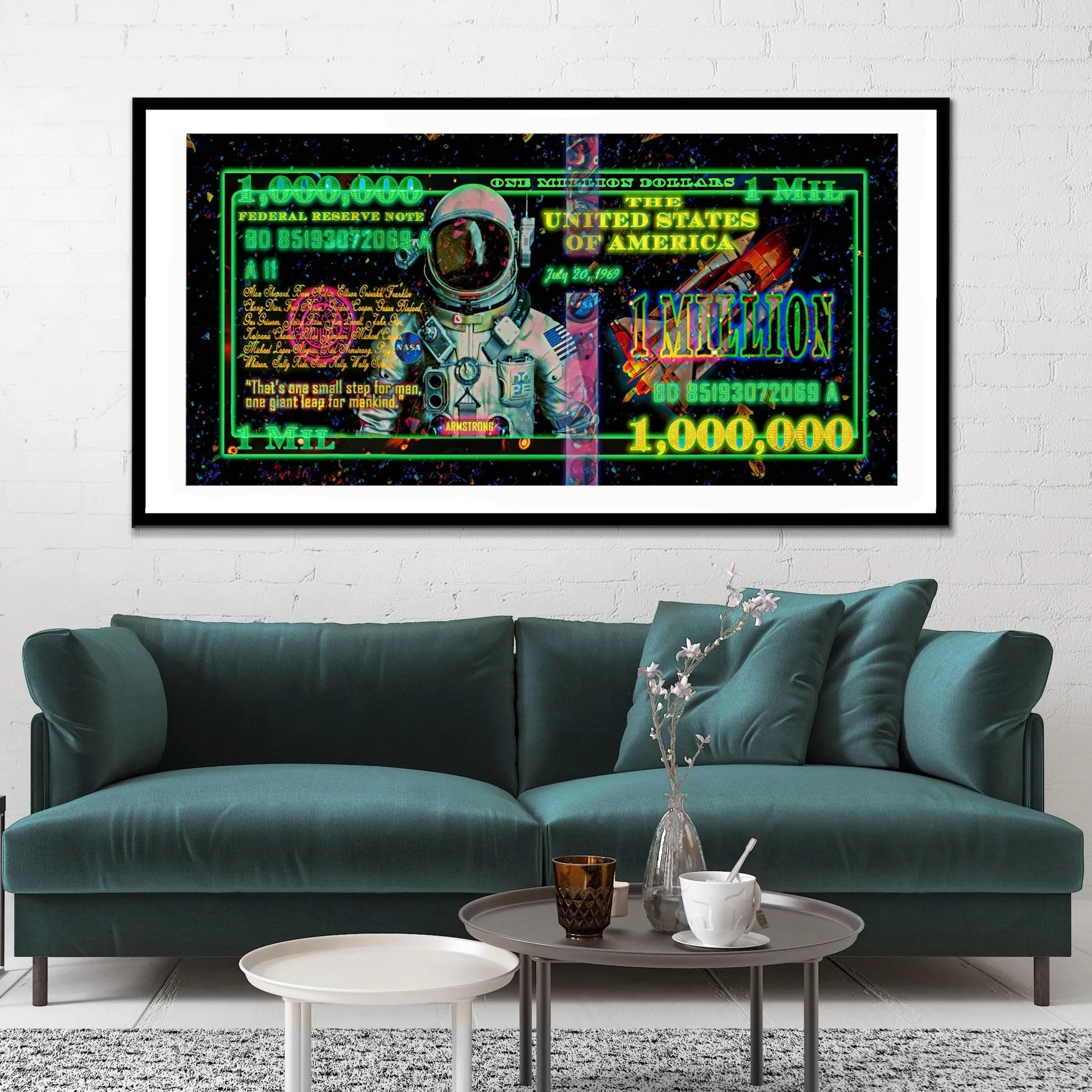 Million Dollar Bill Semi-gloss Print