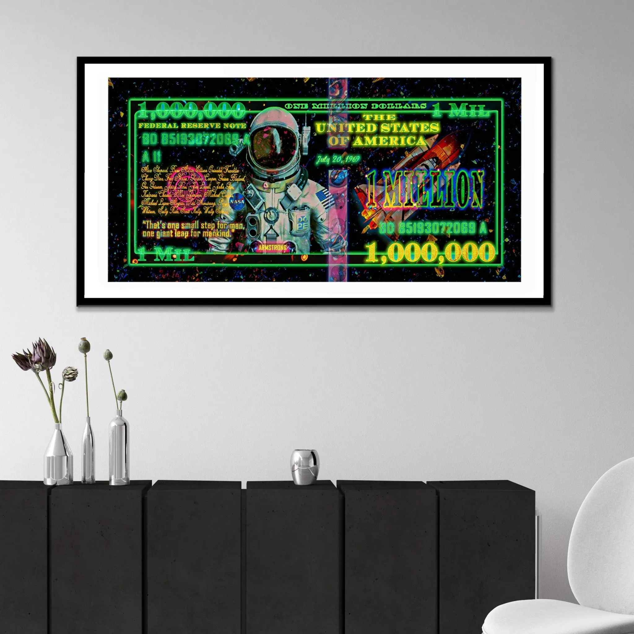 Million Dollar Bill Semi-gloss Print