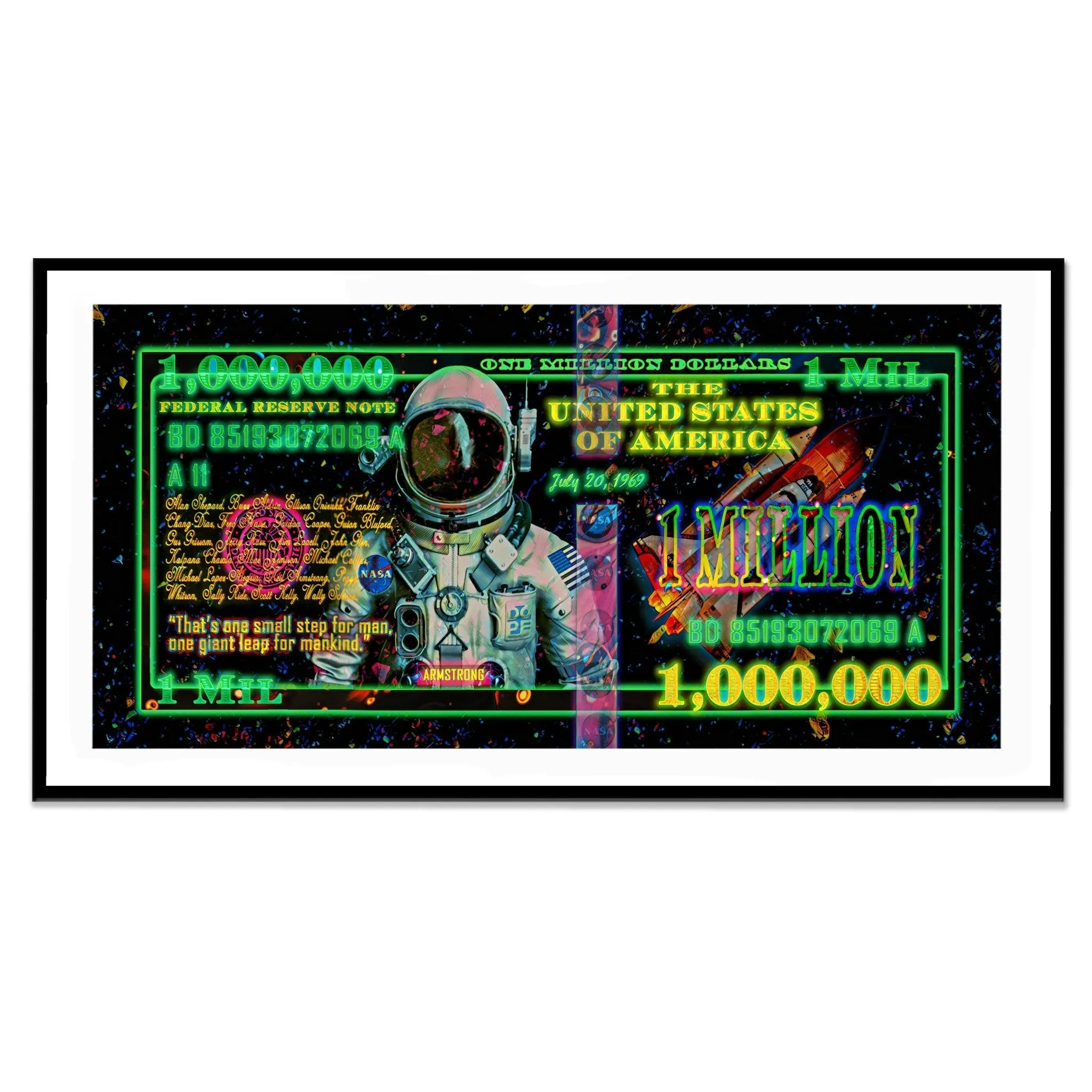 Million Dollar Bill Semi-gloss Print