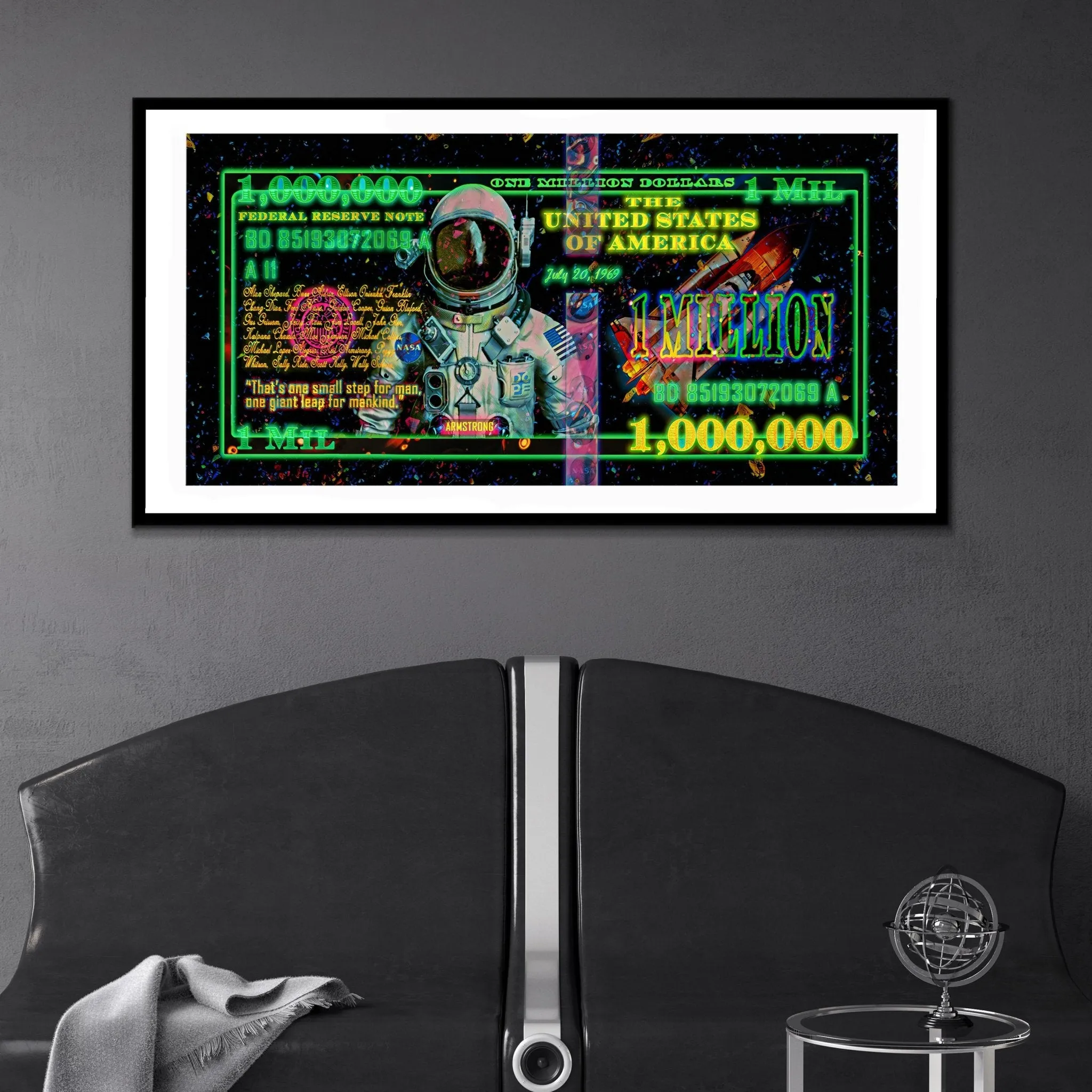 Million Dollar Bill Semi-gloss Print