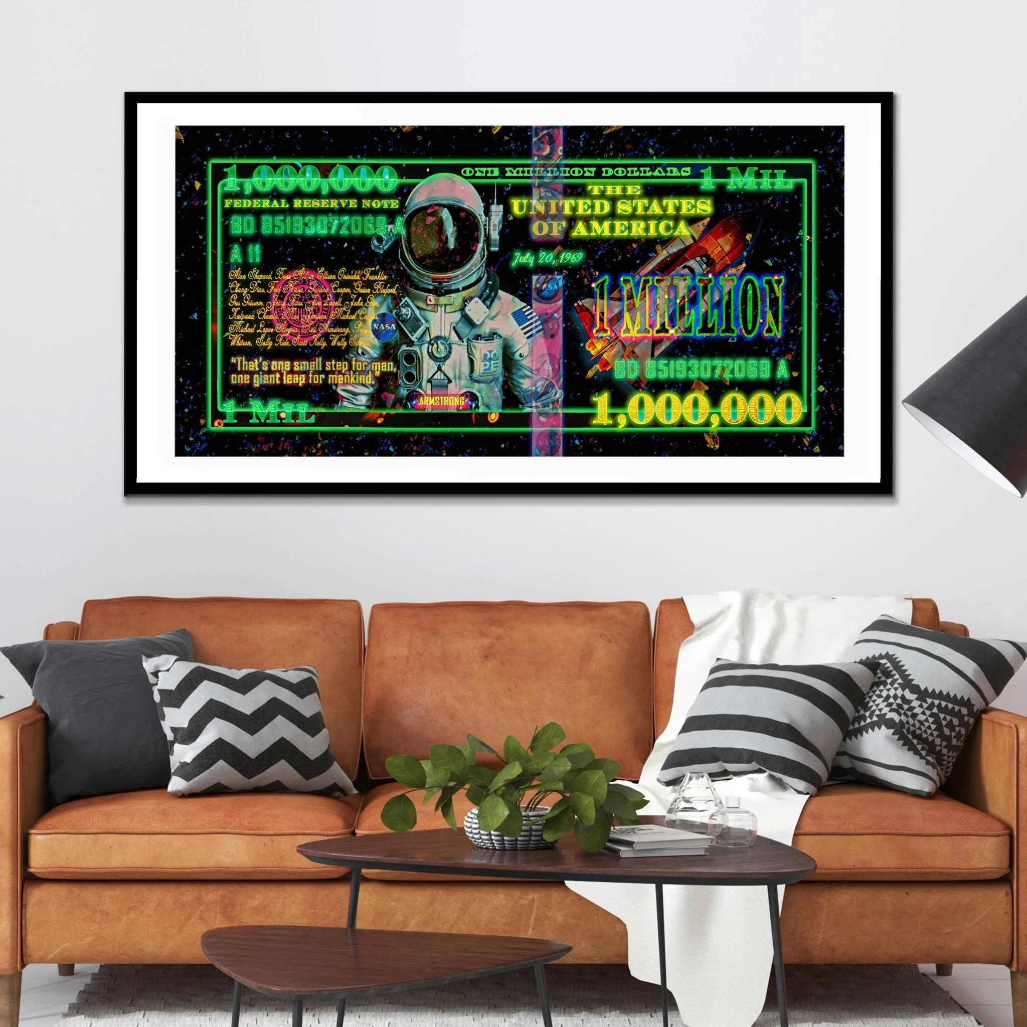 Million Dollar Bill Semi-gloss Print