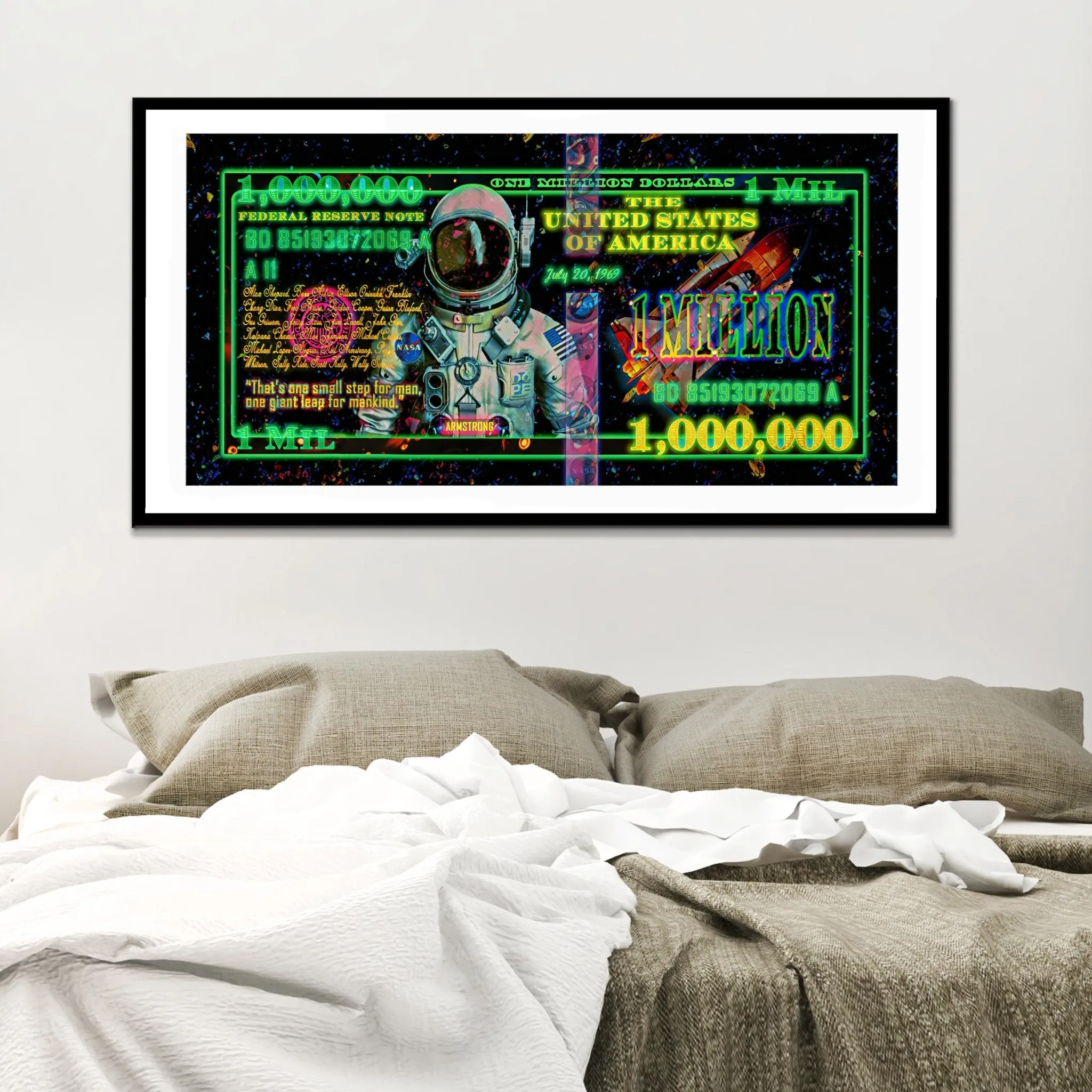 Million Dollar Bill Semi-gloss Print