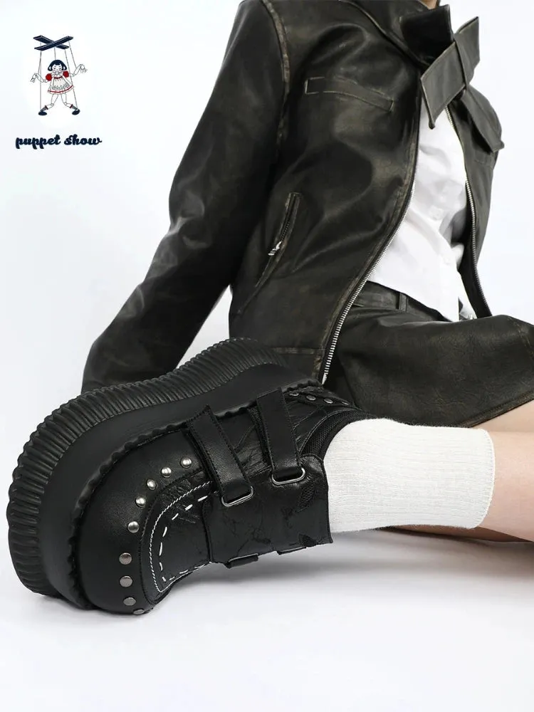 Punk style platform shoes【s0000010082】