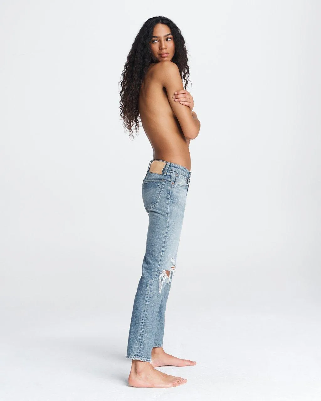 Rag & Bone - Rosa Mid Rise Boyfriend Jeans in Bristol