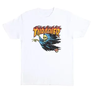 SANTA CRUZ x THRASHER O'Brien Reaper Santa Cruz Men's T-Shirt - White