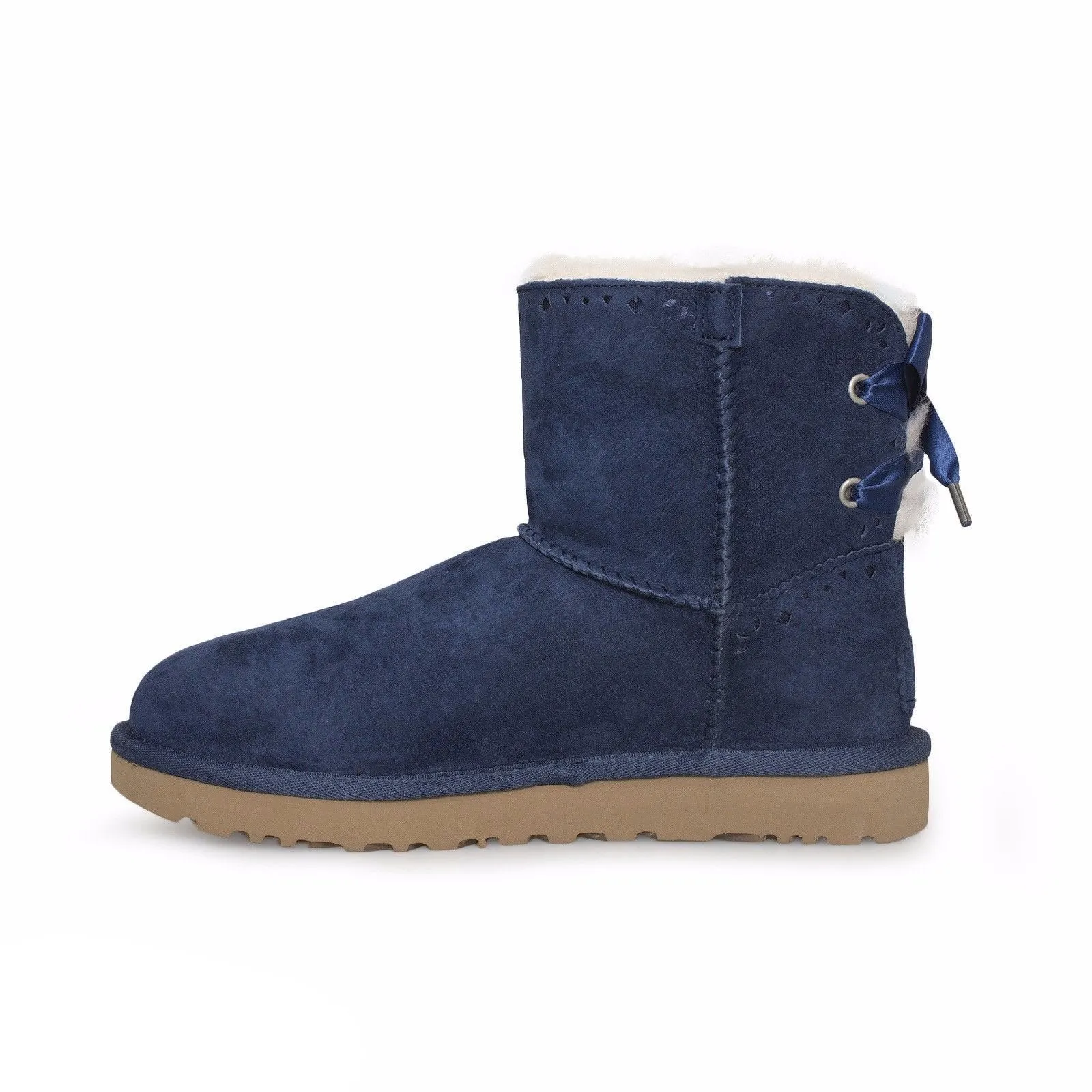 UGG Dixi Flora Perf Navy Boots