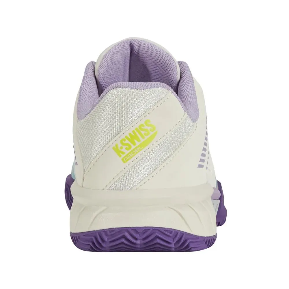 Women's Express Light 3 Padel Shoes Snow White and Purple Heat